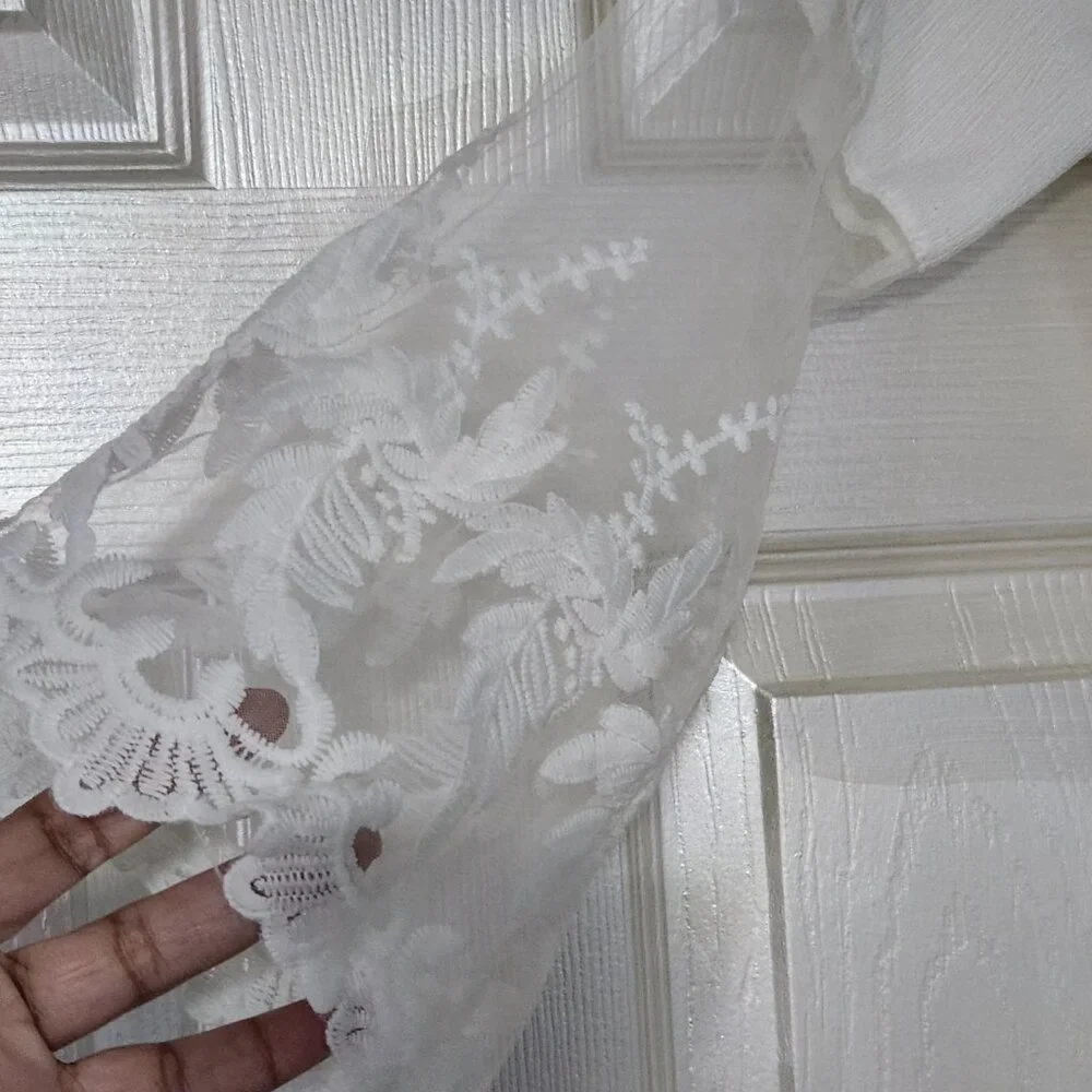 Vintage White Fairy Dress Size Small - Picture 9 of 11